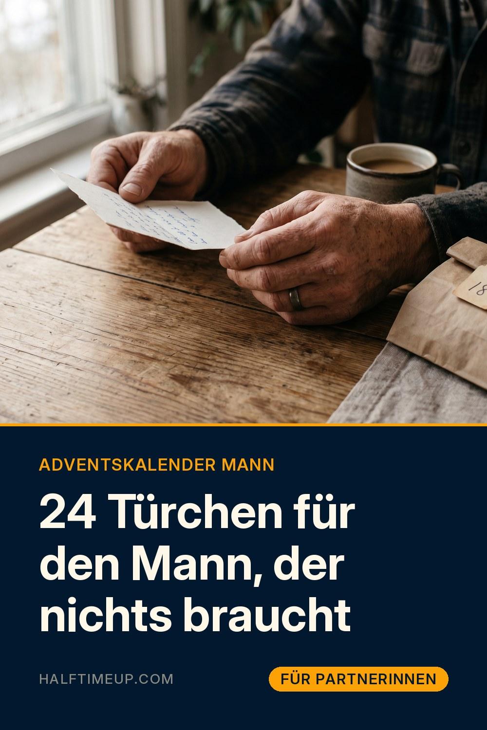 24 Türchen für den Mann, der nichts braucht